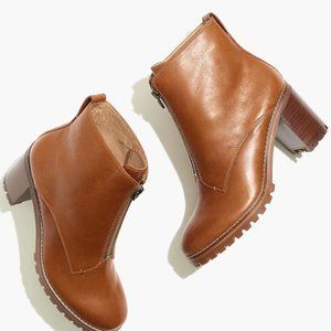Madewell Alyce Zip Front Lug Sole Boot (size 10)